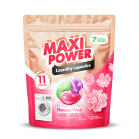 Capsules for washing Maxi Power Flower Wind 11 pcs. (4823098414988)