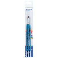 Kite Classic painting brush set of 3 brushes: pony round 2,4,6 in pencil case (K-343)