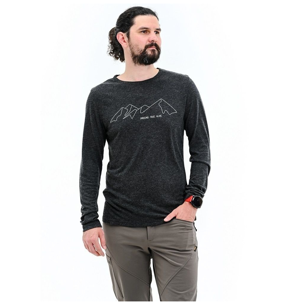 Лонгслів Turbat Cozy Logo 2 LS Mns caviar - XL - чорний (012.004.4339)