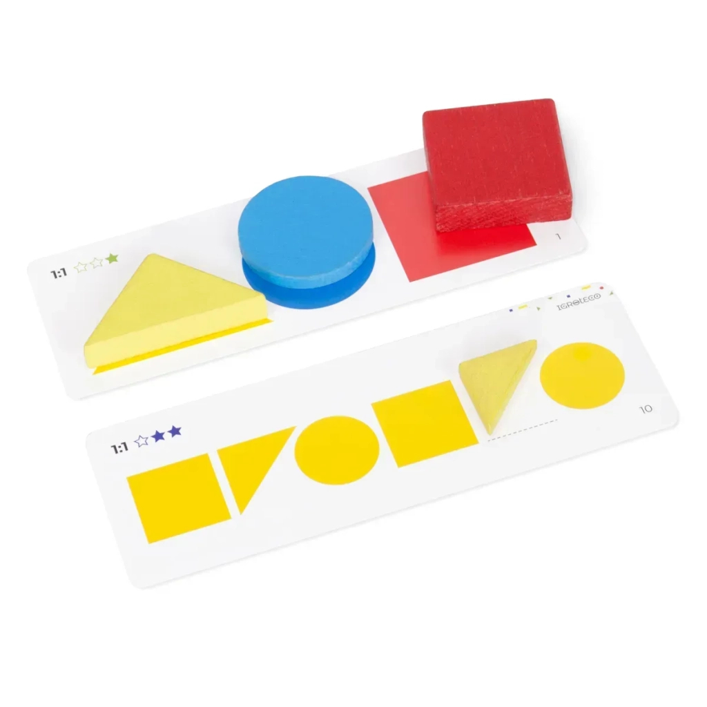 Навчальний набір Ігротеко Логічні блоки(за методикою З. Дьєнеша) (900408)
