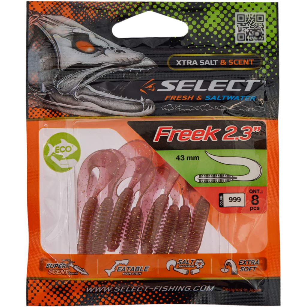 Силікон рибальський Select Freek 2.3" 999 (8 шт/уп) (1870.73.28)