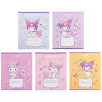 Kite Kuromi notebook, 12 sheets, cell (HK25-232-3)