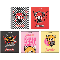 Kite Aggretsuko notebook, 24 sheets, grid (AR25-238)