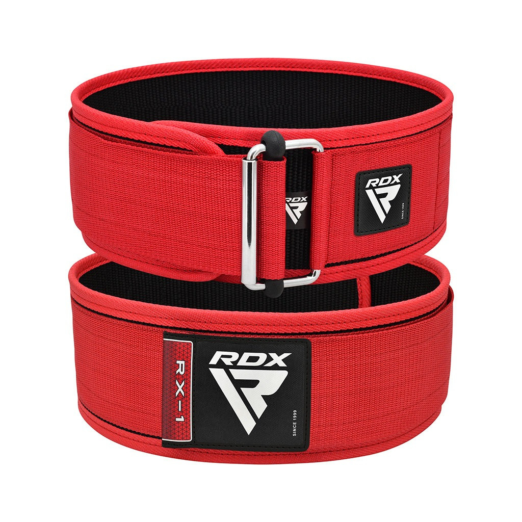 Атлетичний пояс RDX RX1 Weight Lifting Belt Red XL (WBS-RX1R-XL)
