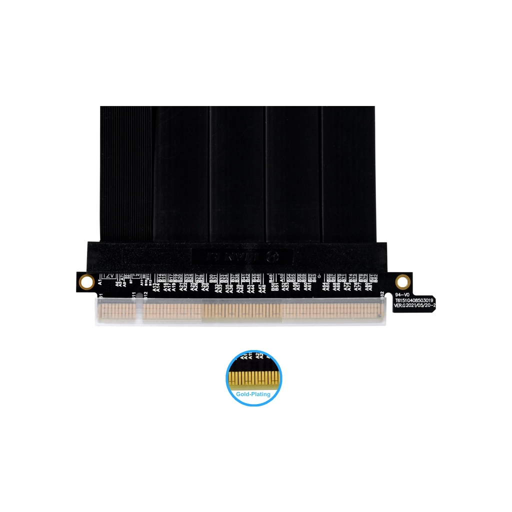 Райзер NZXT 600mm PCIe 4.0 RISER CABLE, Black (G89.PW-PCI-4-60X) Райзер NZXT 600mm PCIe 4.0 RISER CABLE, Black (G89.PW-PCI-4-60X)