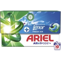 Capsules for washing Ariel Pods+ All-in-1 Touch of Lenor Touch of fresh air Lenor 19 pcs. (8700216765954)
