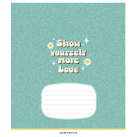 Notebook Schoolboy Cool phrases 12 sheets line (012-3350L)