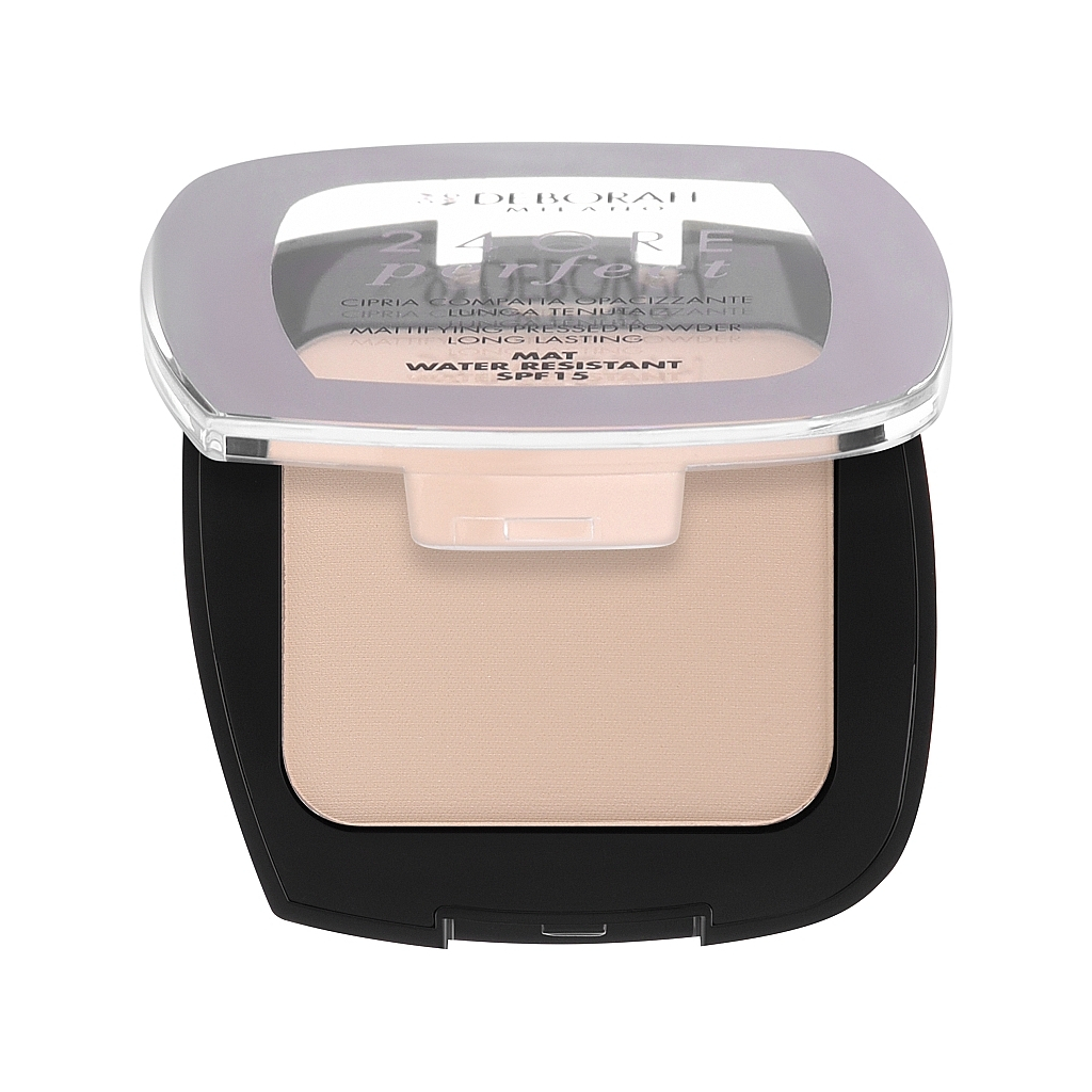 Пудра для обличчя Deborah 24Ore Perfect SPF15 01 - Light Beige (8009518328592)