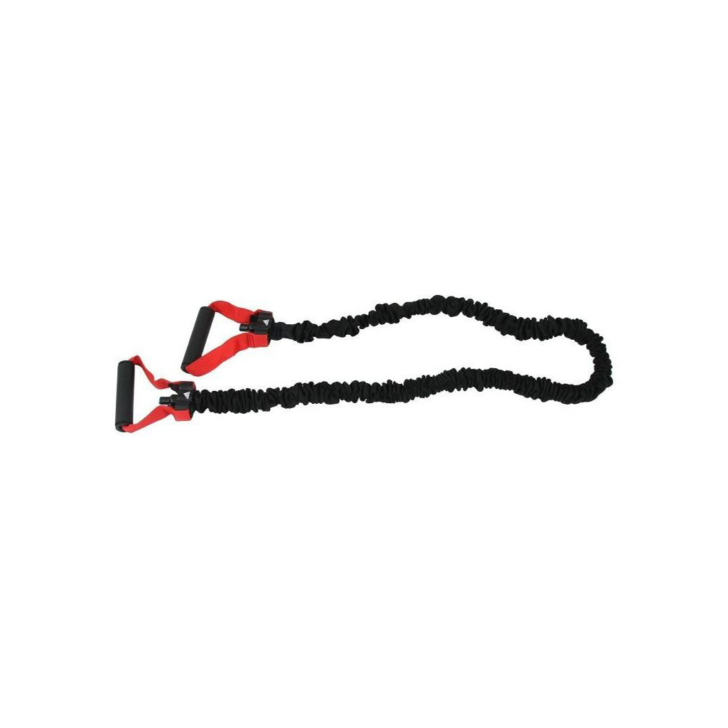 Еспандер Adidas Power Tube ADTB-10602 чорний, червоний 122 см (885652000277)