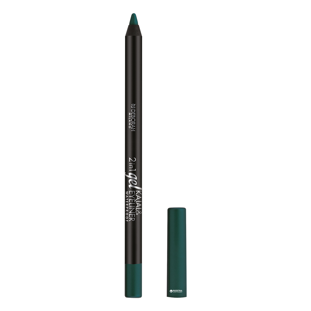 Олівець для очей Deborah 2 in 1 Kajal & Gel Eyeliner 04 (8009518223262)