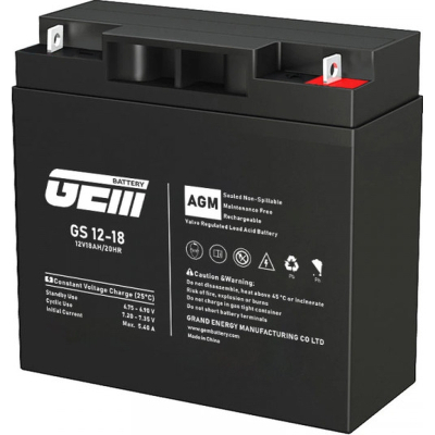 Батарея до ДБЖ GEM GS 12V-18Ah (GS 12-18)