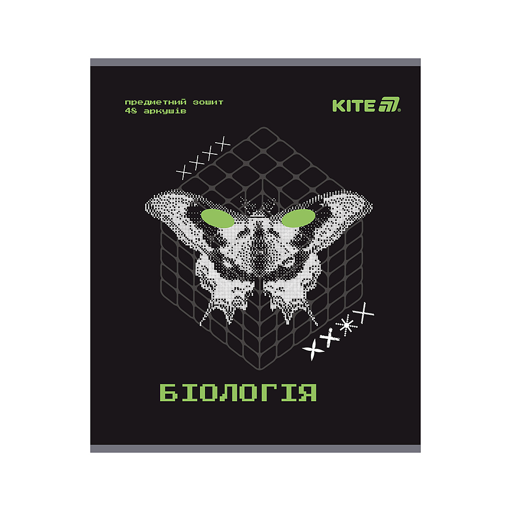 Зошит Kite предметний Techno 48 аркуші, клітинка, біологія (K25-240-7) Зошит Kite предметний Techno 48 аркуші, клітинка, біологія (K25-240-7)