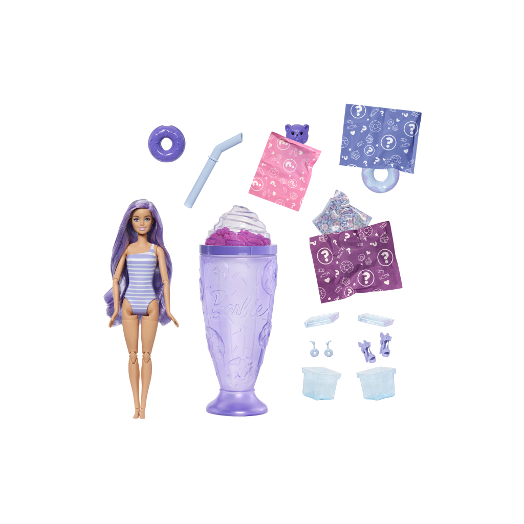Лялька Barbie Pop Reveal Улюблені солодощі Бузковий мілкшейк (JFY60) Лялька Barbie Pop Reveal Улюблені солодощі Бузковий мілкшейк (JFY60)