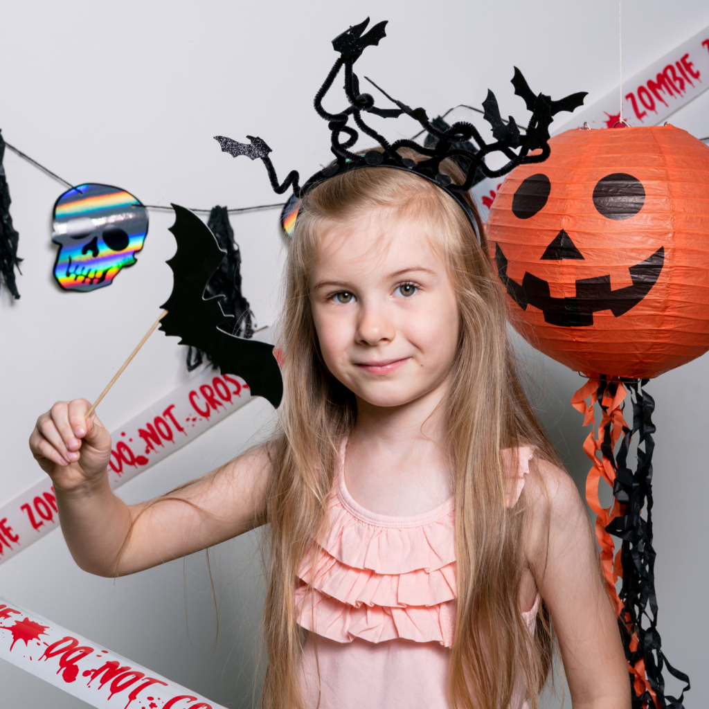 Дитячий обруч для волосся YES! Fun Хелловін "Кажани", глітер (974519)