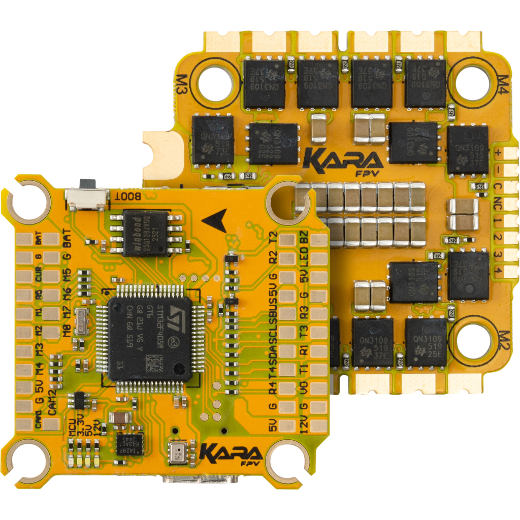 Політний стек KaraFPV Golden F405 + 55A ESC 3-8S упаковка 100 шт (Golden F405 + 55A ESC 8S box)