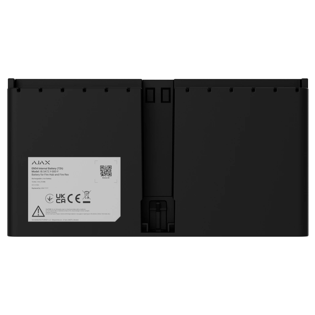 Аксесуар для охоронних систем Ajax EN54 Internal Battery (72h) black