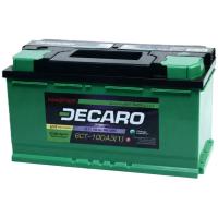 Car battery DECARO 100Ah-12v MASTER (353х175х190), L, EN840 (6СТ-100 А3 (1) M)