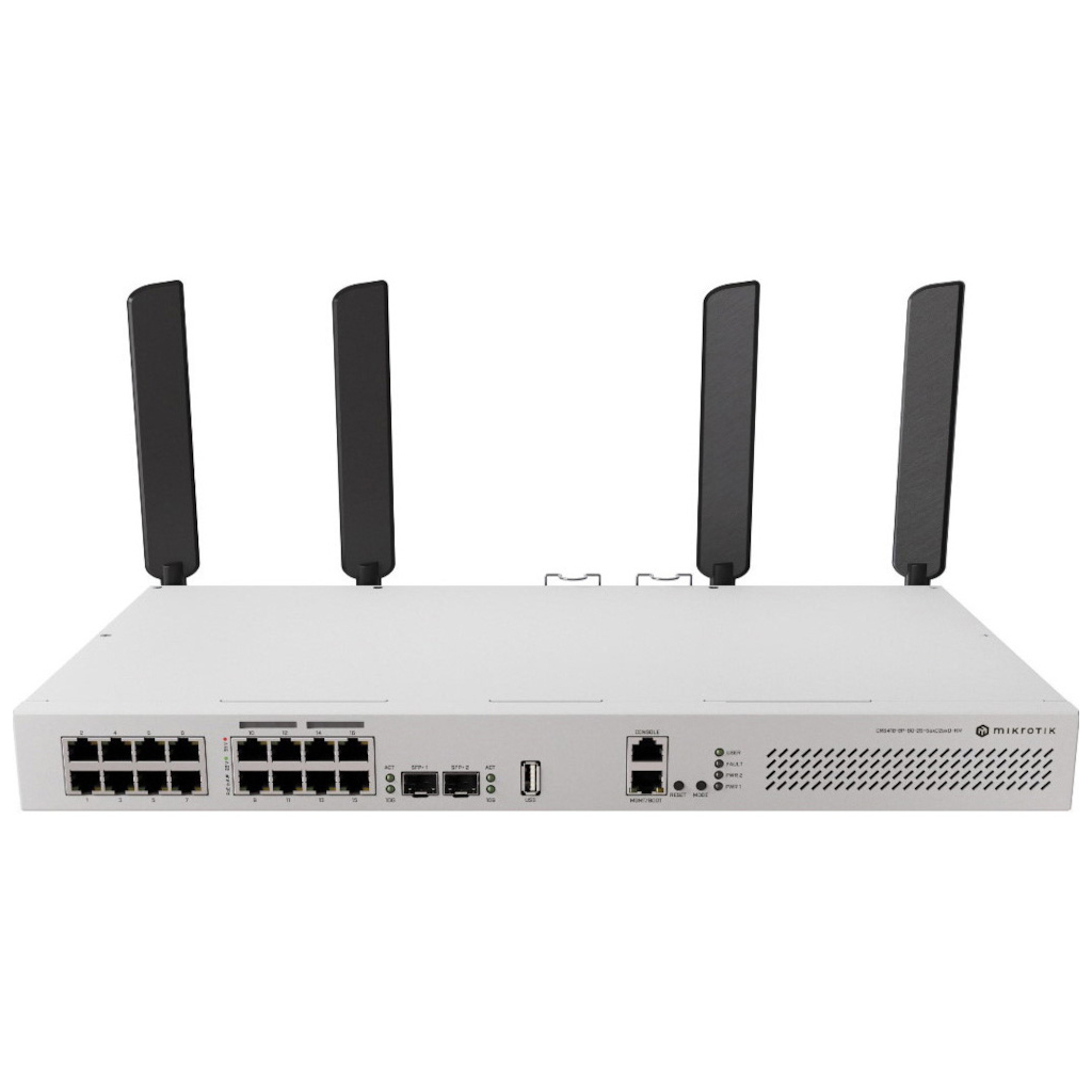 Комутатор мережевий Mikrotik CRS418-8P-8G-2S+5axQ2axQ-RM