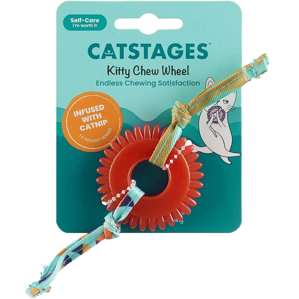 Іграшка для котів Petstages Колесо червоне (0871864007159)
