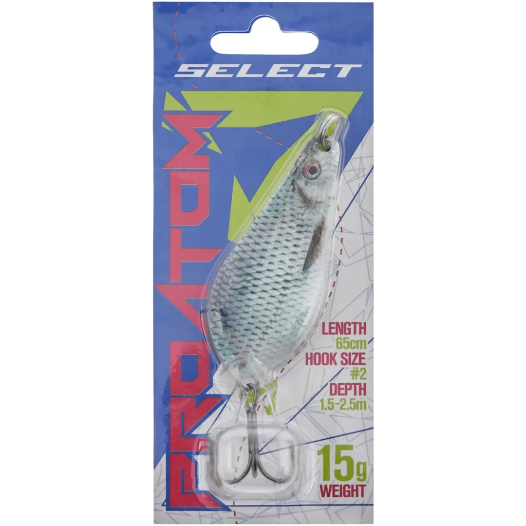Блешня Select ProAtom 15.0g 65mm S46 (1870.74.09) Блешня Select ProAtom 15.0g 65mm S46 (1870.74.09)
