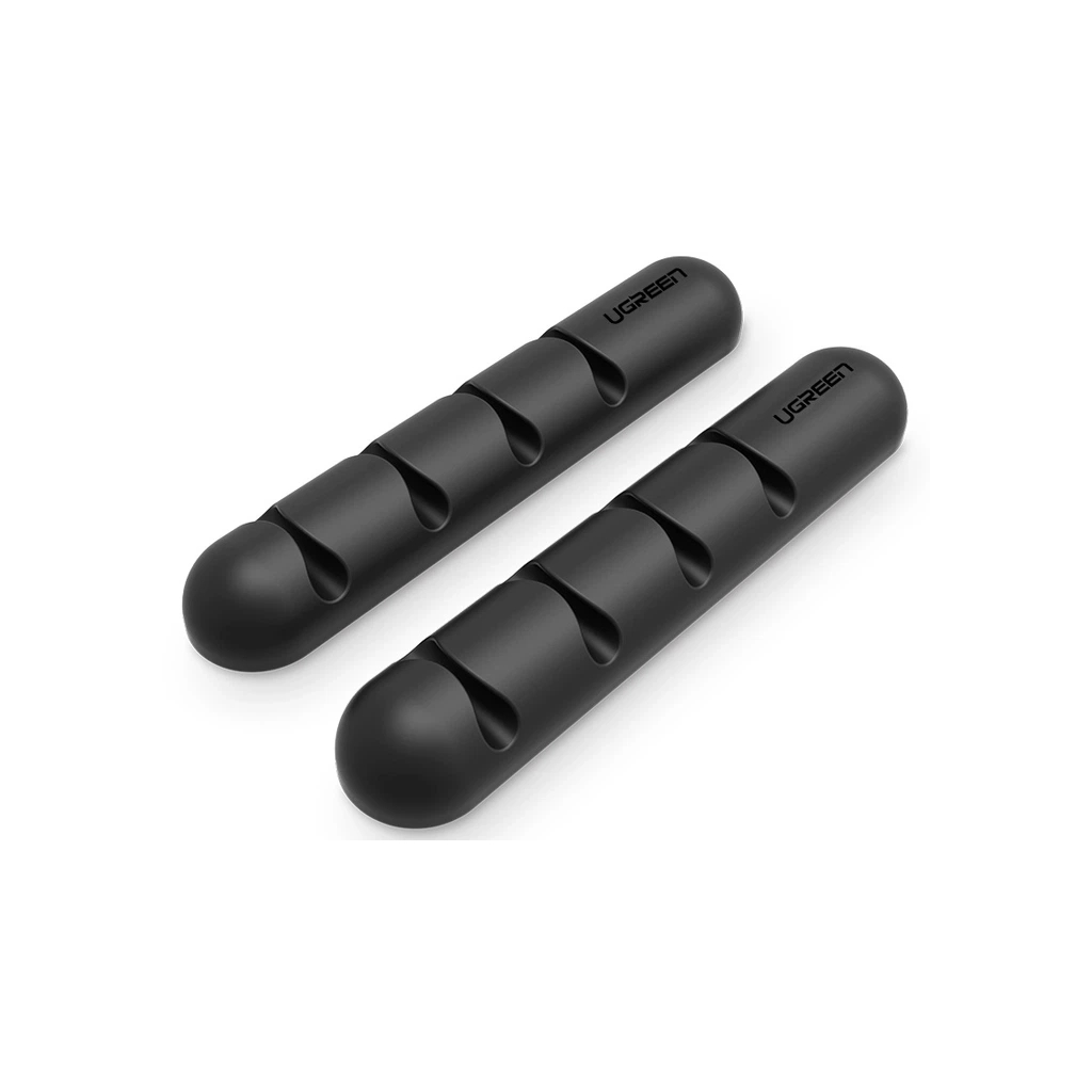 Тримач для кабелю Ugreen LP114 Cable Organizer (2 pack) Black (30762) Тримач для кабелю Ugreen LP114 Cable Organizer (2 pack) Black (30762)