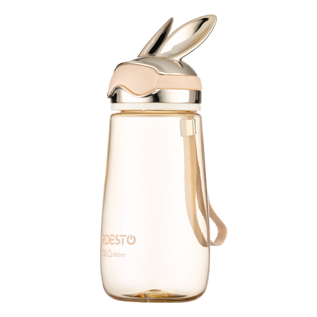 Пляшка для води ARDESTO Bunny 600мл, пластик, жовтий (AR2260BY) Пляшка для води ARDESTO Bunny 600мл, пластик, жовтий (AR2260BY)