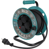Konner&Sohnen network extension cord on a reel 15 m, 4 sockets (KSCR-15M) (KSCR-15M)