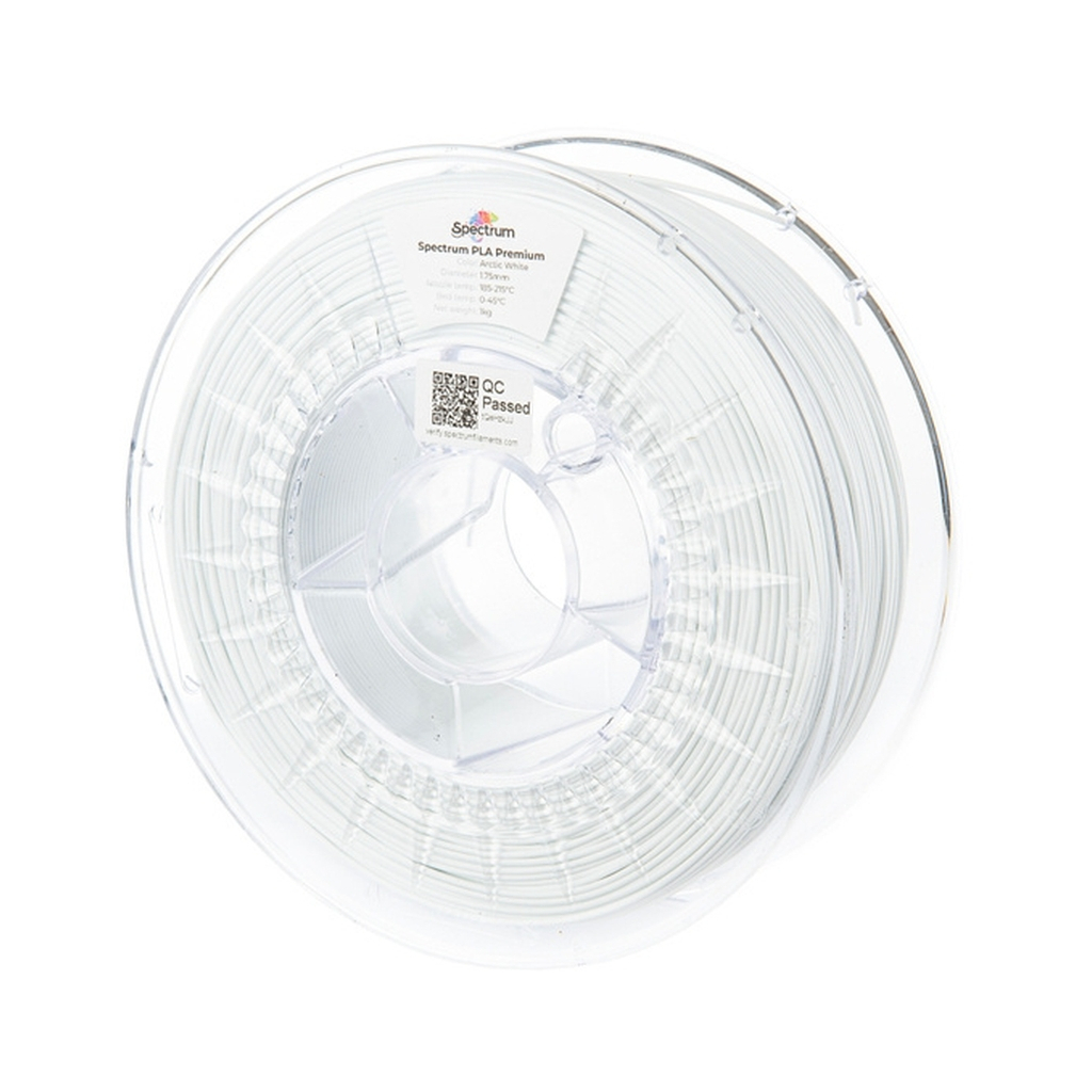Пластик для 3D-принтера Spectrum PLA Premium 1.75mm 1kg White, Arctic (80042)