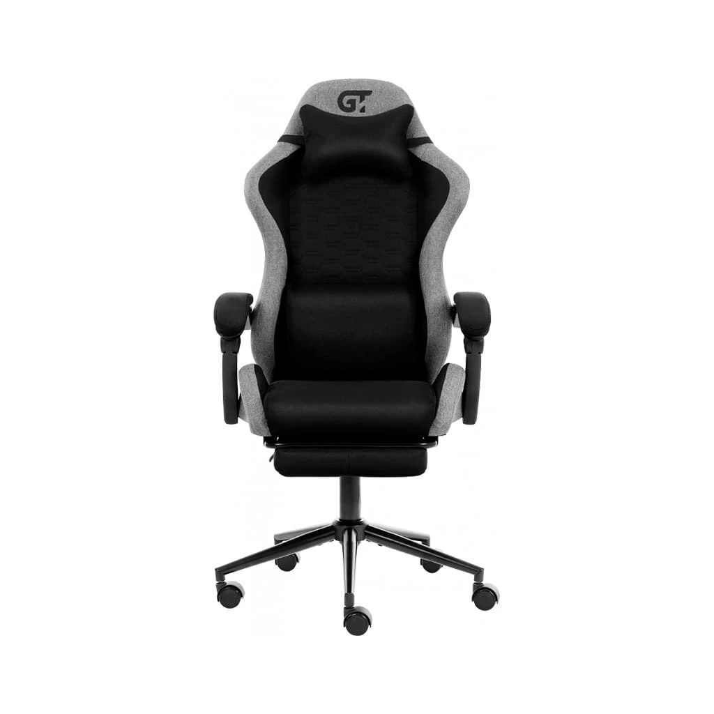 Крісло ігрове GT Racer X-2338 Black/Gray (X-2338 Fabric Black/Gray) Крісло ігрове GT Racer X-2338 Black/Gray (X-2338 Fabric Black/Gray)