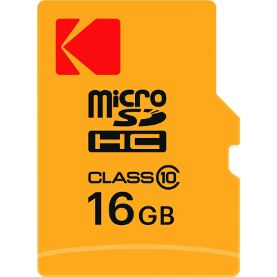 Карта пам'яті Kodak 16GB microSDHC class 10 UHS-I (EKMSDM16GHC10CJ60K)