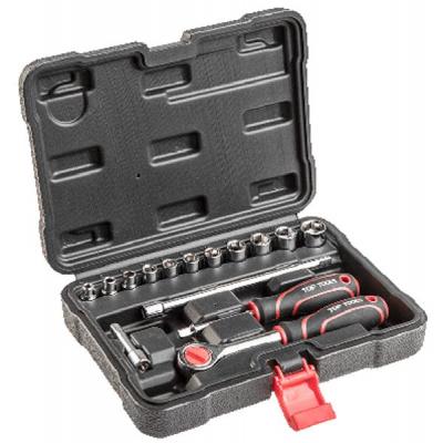 Набір інструментів Top Tools торцевих гайкових ключів 1/4”, 15 од. (38D525) Набір інструментів Top Tools торцевих гайкових ключів 1/4”, 15 од. (38D525)