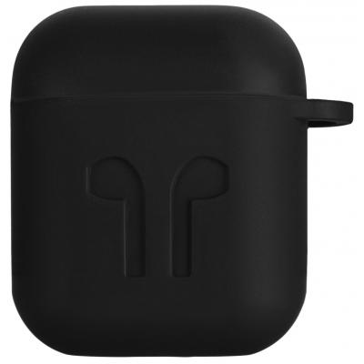 Чохол 2E для Apple AirPods Pure Color Silicone Imprint 1.5 мм Black (2E-AIR-PODS-IBSI-1.5-BK)