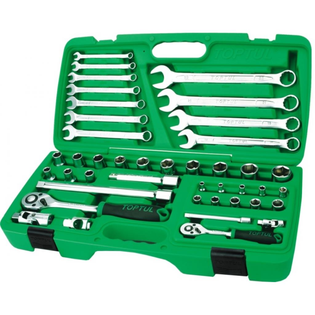 Набір інструментів Toptul для автомобіліста 1/2", 1/4" (GAAI4201) Набір інструментів Toptul для автомобіліста 1/2", 1/4" (GAAI4201)
