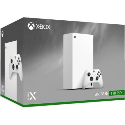 Ігрова консоль Microsoft Series X 1TB Digital, біла (196388363803)