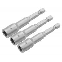 Головка магнітна Tolsen 11 мм 1/4"х65 мм 3 шт (77846)