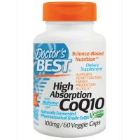 Antioxidant Doctor's Best Coenzyme Q10 High absorption 100mg, BioPerine, 60 gelatin (DRB-00088)
