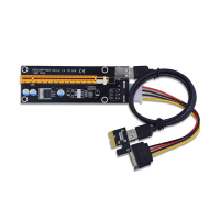 Райзер Dynamode PCI-E x1 to 16x 60cm USB 3.0 Cable SATA to 4Pin IDE Molex Po (RX-riser-006)