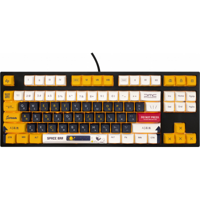 Keyboard Dark Project Pro KD87A LTD ABS Gateron Optical 1.0 Silver with add (DP-KD-87A-020210-GSL)