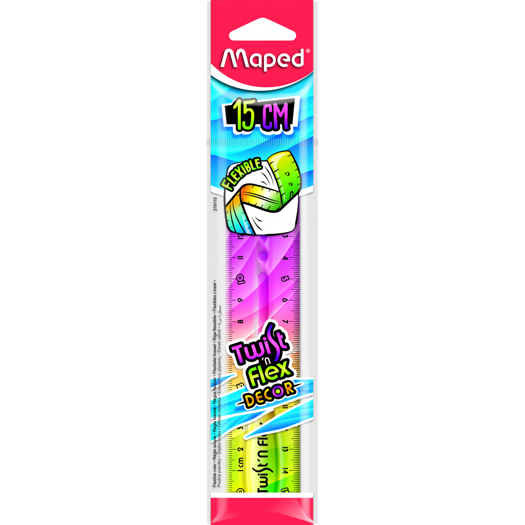 Лінійка Maped TWISTNFLEX, 15см (MP.279115) Лінійка Maped TWISTNFLEX, 15см (MP.279115)