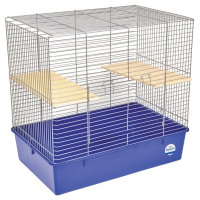 Клітка для гризунів Природа "Шиншила" 70x66x44 см хром/синя (4823082415106)