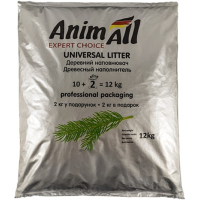 Toilet filler AnimAll Wooden absorbent 10 kg+2 kg (111232)