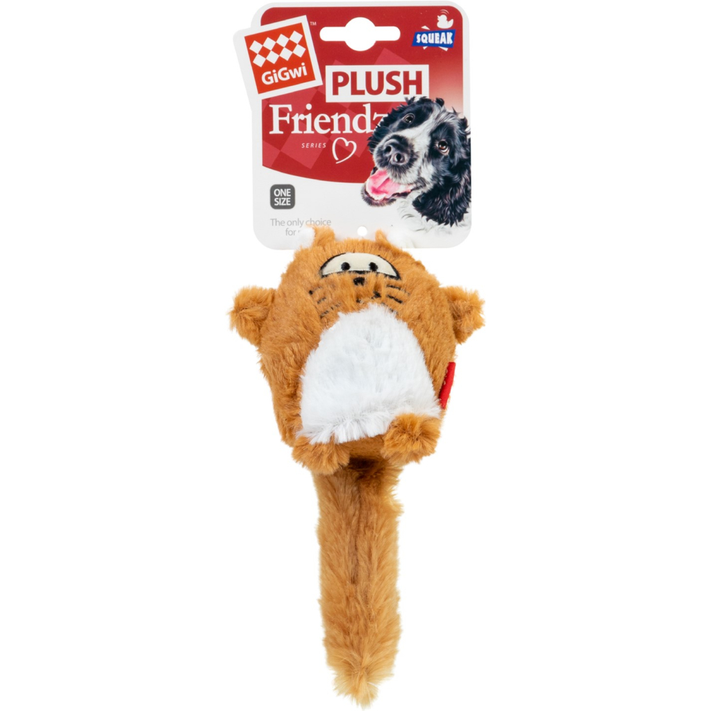 Іграшка для собак GiGwi Plush Лисиця з великою пищалкою 18 см (75220) Іграшка для собак GiGwi Plush Лисиця з великою пищалкою 18 см (75220)
