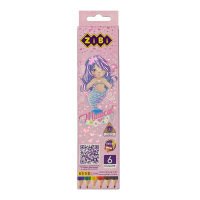 Colored pencils ZiBi Kids line-2 Magic of 6 colors (ZB.2447)