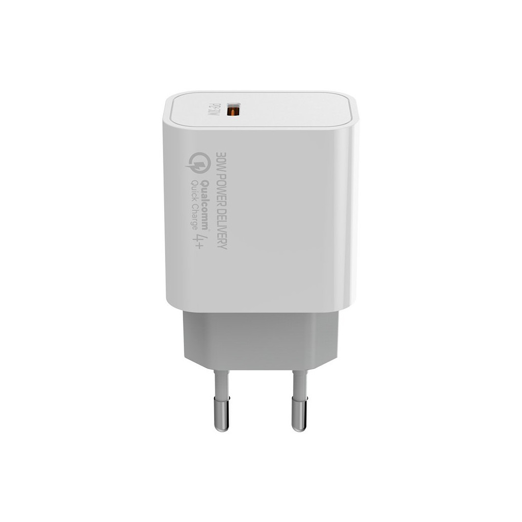 Зарядний пристрій ColorWay PD Port PPS USB Type-C (30W) white (CW-CHS038PD-WT) Зарядний пристрій ColorWay PD Port PPS USB Type-C (30W) white (CW-CHS038PD-WT)
