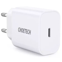 Зарядний пристрій Choetech USB-С 20W PD/QC (Q5004-EU-WH)