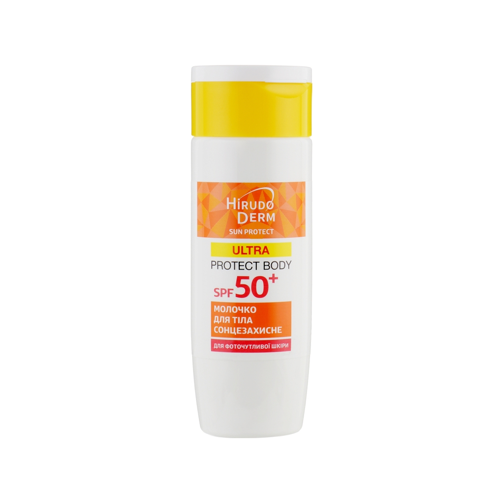 Засіб від засмаги Біокон Hirudo Derm Sun Protect Ultra Protect Body Сонцезахисне молочко для тіла SPF 50+ 150 мл (4820160038554)