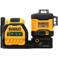 Лазерний нівелір DeWALT лінійний 10.8/12/18В XR Li-Ion, зелений промінь, 1x2Ah 18V, TSTAK (DCE089D1G18)