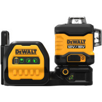 Лазерний нівелір DeWALT лінійний 10.8/12/18В XR Li-Ion, зелений промінь, 1x2Ah 18V, TSTAK (DCE089D1G18)