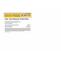 MUSE mixed media drawing paper, A4 10 sheets 240g/m2 shrink film (PD-A4-059)