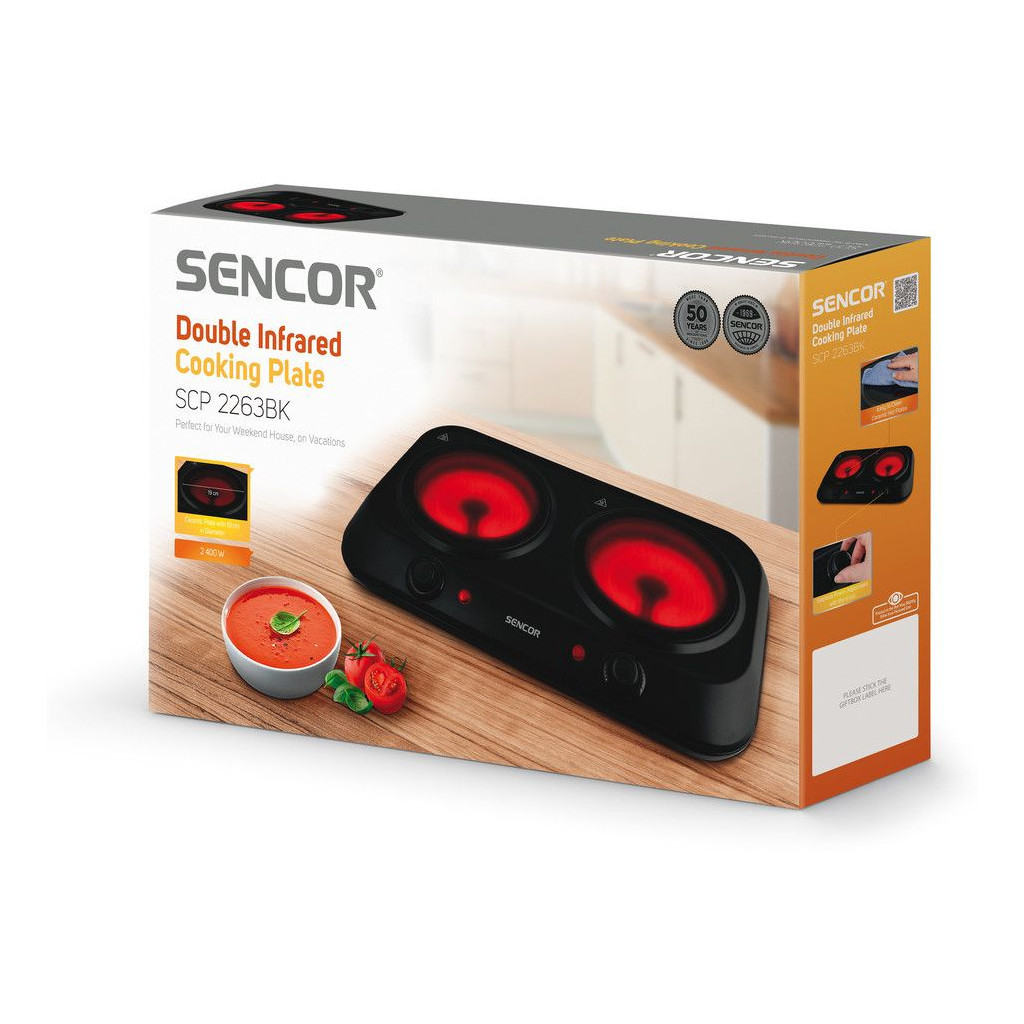 Настільна плита Sencor SCP2263BK